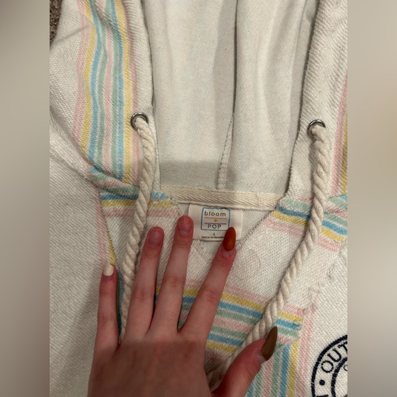 bloom + pop pastel outer banks hoodie - Picture 4 of 4